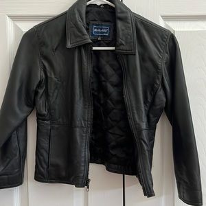 Kids artificial leather jacket